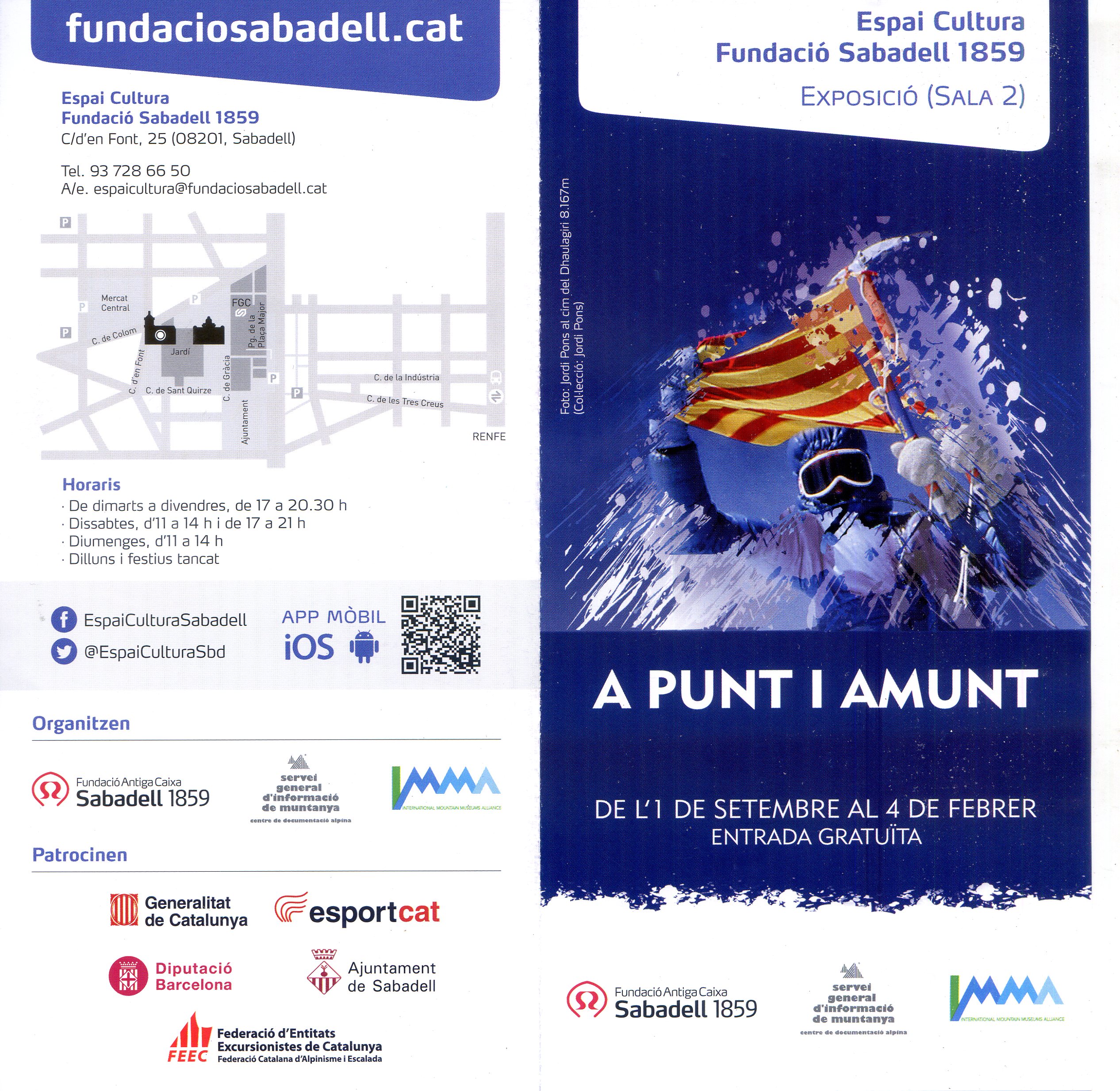 A punt i amunt - Portada